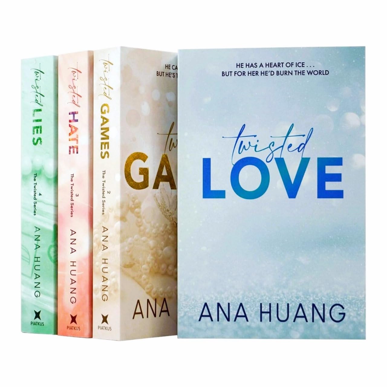 Twisted Series ( 4 Book Set ) Paperback with boxset by Ana Huang