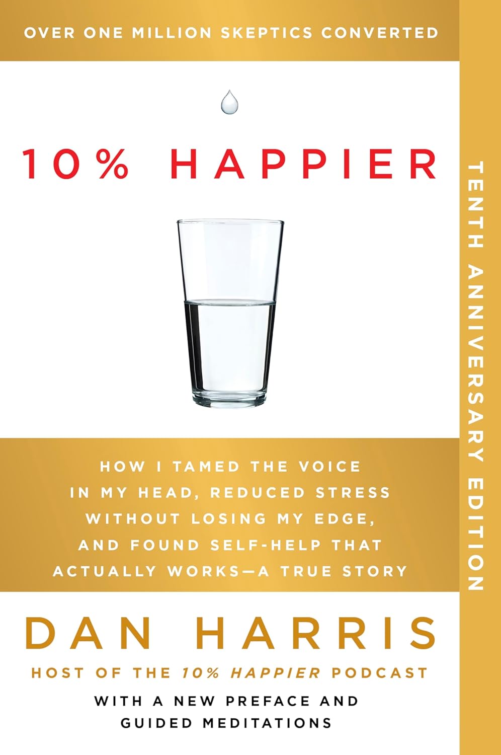 10% Happier ;- -Paperback -by Dan Harris