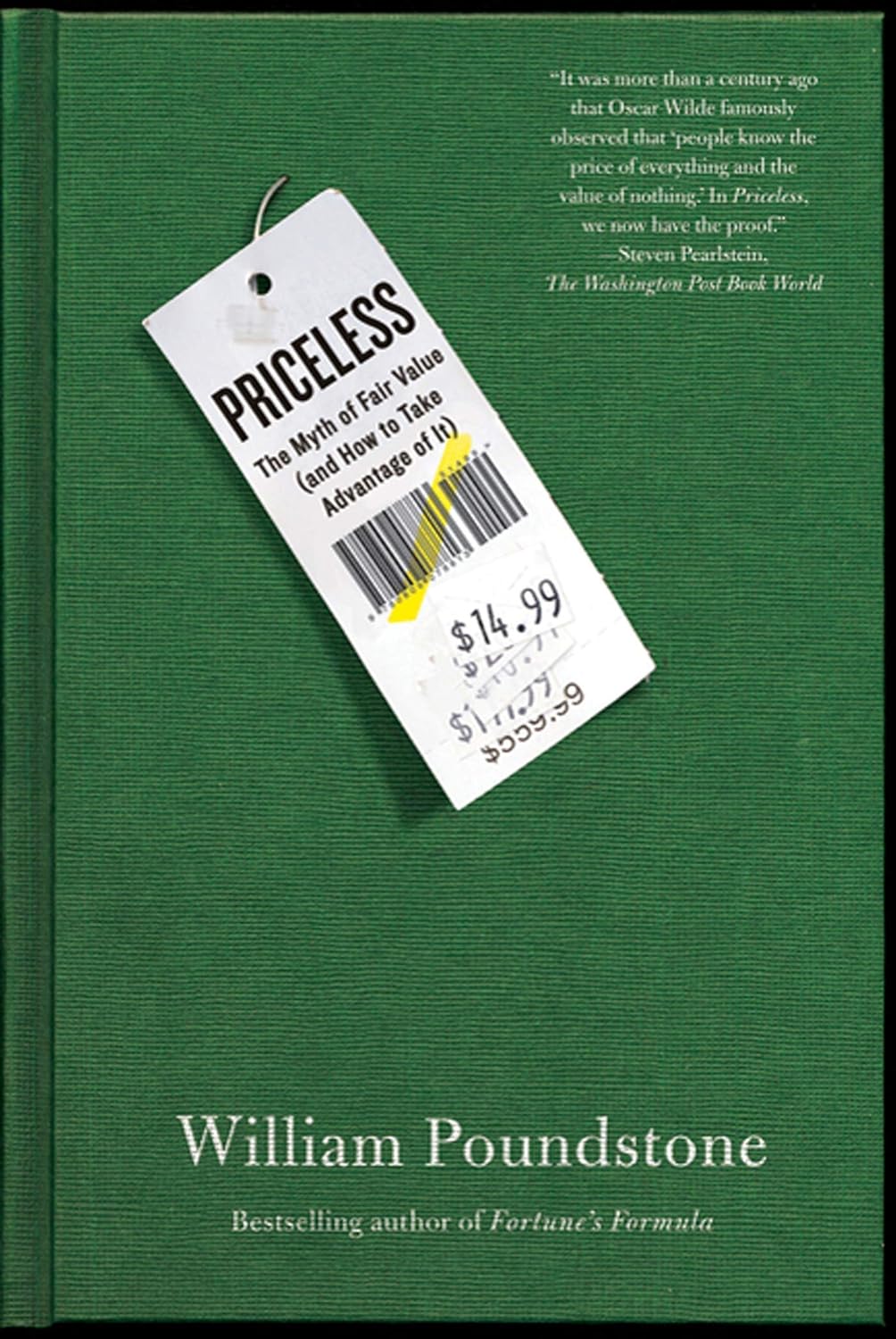 Priceless --  Paperback - by William Poundstone