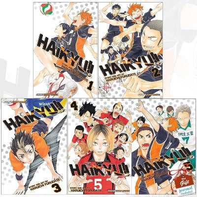 (Combo) Haikyu Manga Vol (1-5) Collection By Haruichi Furudate 5 Books Bundle (Paperback)