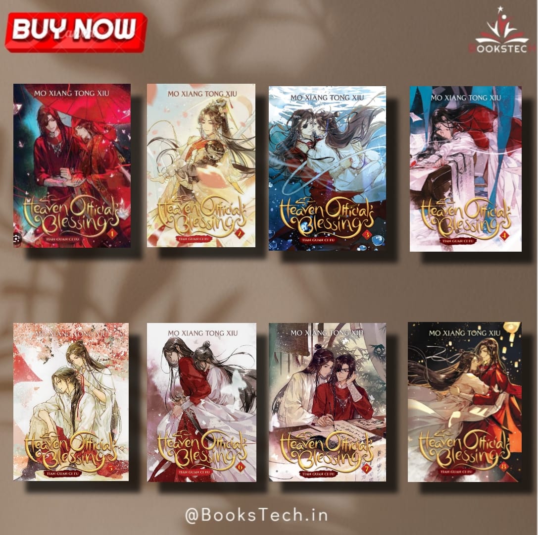 (Combo) Heaven Official's Blessing (Novel) Vol. 1 to Vol. 8 (Paperback, Mo Xiang Tong Xiu)