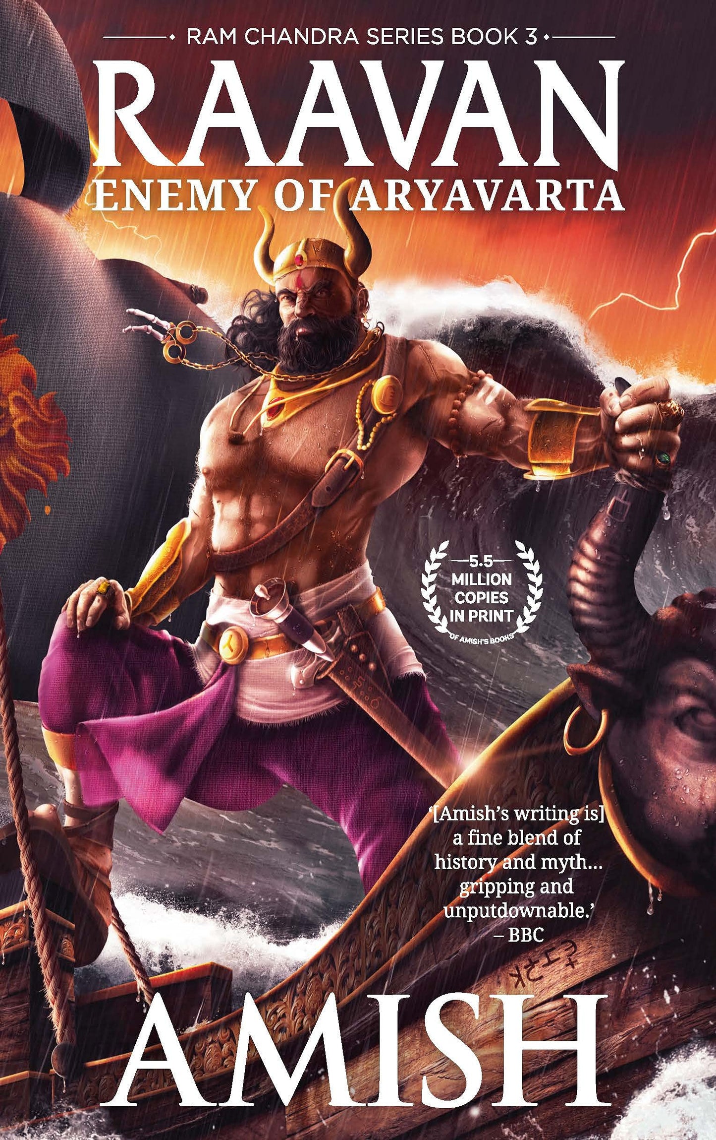 Raavan: Enemy of Aryavarta- Hindi-(Ram Chandra Series - Book 3) - Amish (Paperback)