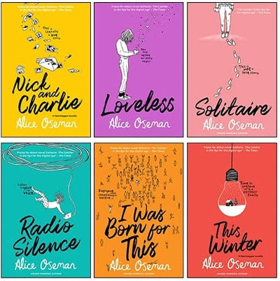 (6 Books Combo) Solitaire + Loveless + This Winter + Radio Silence + Nick and Charlie + I Was Born for This (Paperback) by Alice Oseman