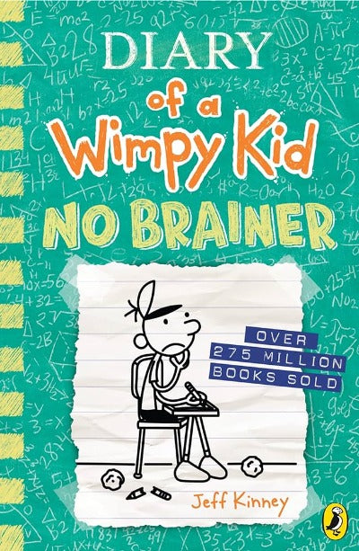 Diary Of A Wimpy Kid: No Brainer (Book 18) (Paperback) by Jeff Kinney