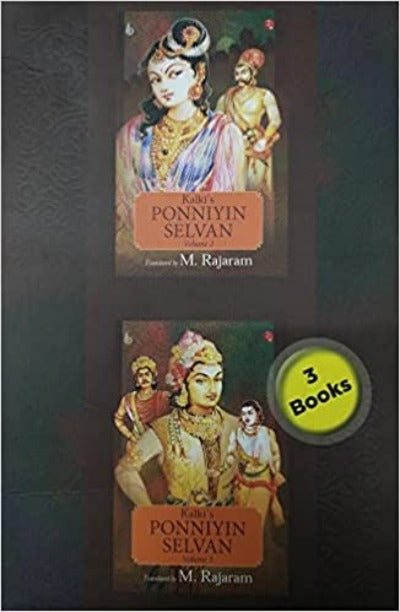 KALKI’S PONNIYIN SELVAN: Three Volume Set (Paperback )–  by M. Rajaram