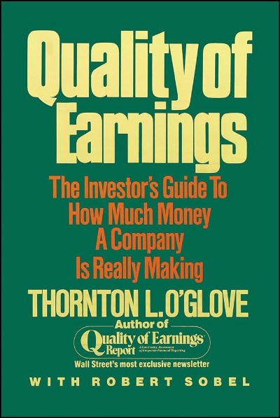 Quality of Earnings (Paperback) by Thornton L. O'glove