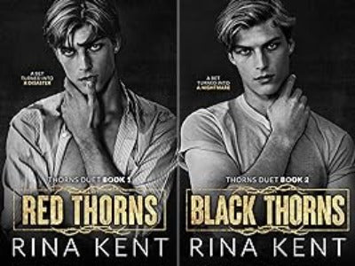 (Combo) Red Thorns + Black Thorns : A Dark New Adult Romance (2 Books) (Thorns Duet) (Paperback) by Rina Kent